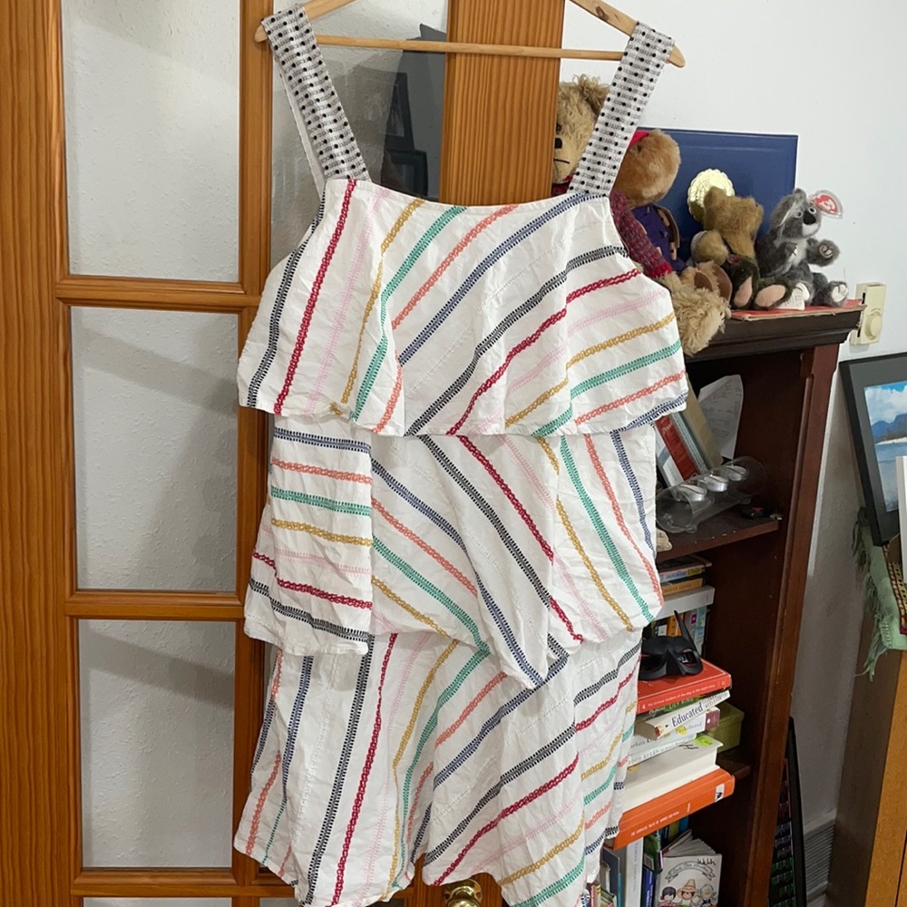 EUC Ace & Jig Tiered Simone Merry Mini Dress Large